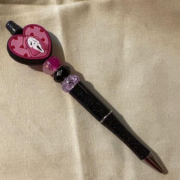 Fun Character-Themed DIY Pen Set with Black and Purple Accents #2 - Picture 6 of 12
